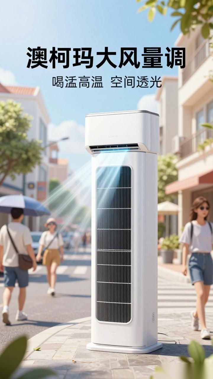 盛夏新“风”尚，澳柯玛大风量空调清凉来袭