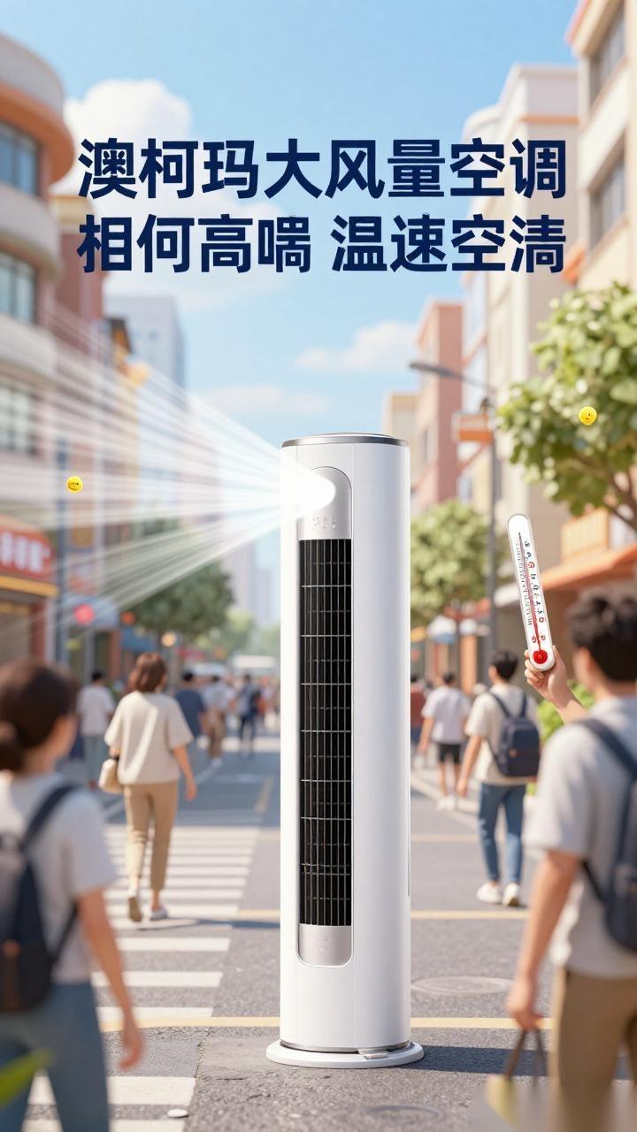 盛夏新“风”尚，澳柯玛大风量空调清凉来袭