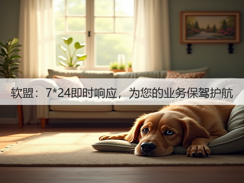 软盟：7*24即时响应，为您的业务保驾护航