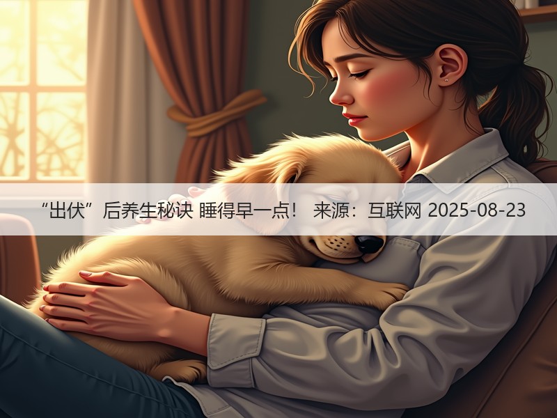 “出伏”后养生秘诀 睡得早一点！
