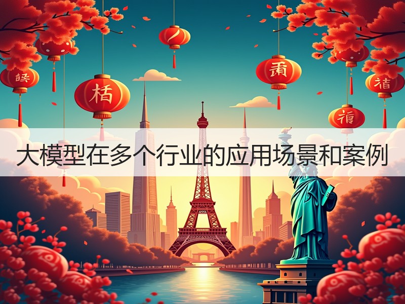大模型在多个行业的应用场景和案例