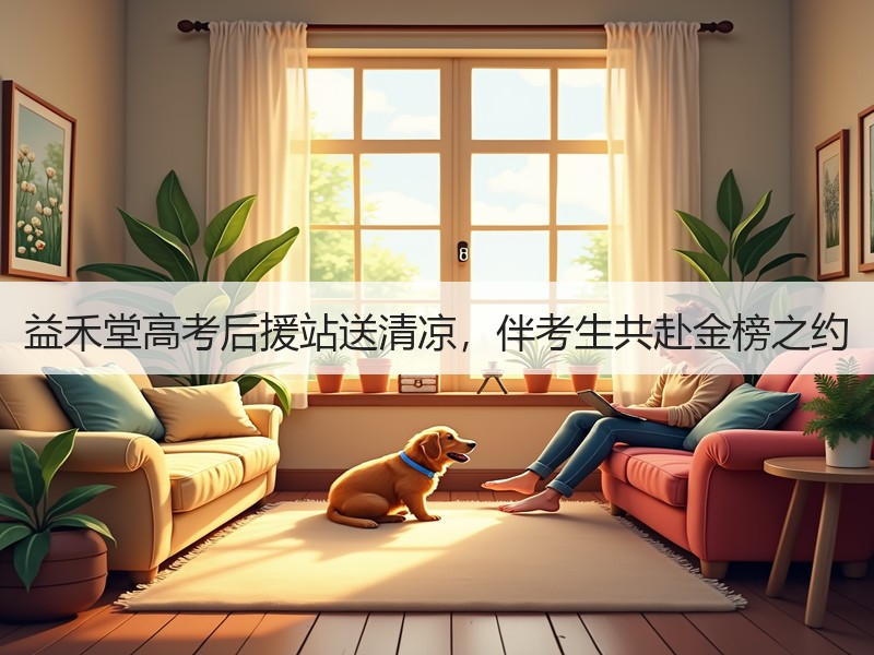 益禾堂高考后援站送清凉，伴考生共赴金榜之约