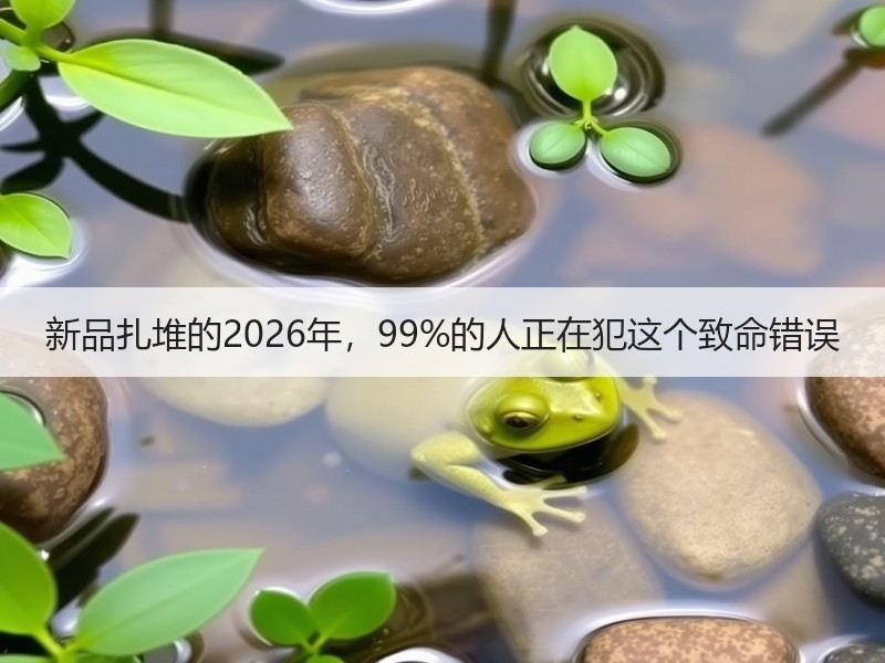 新品扎堆的2026年，99%的人正在犯这个致命错误