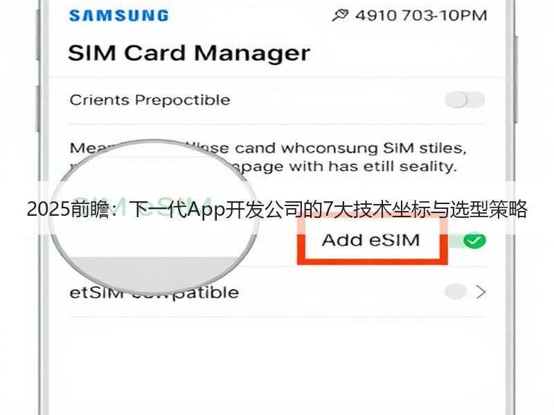 2025前瞻：下一代App开发公司的7大技术坐标与选型策略