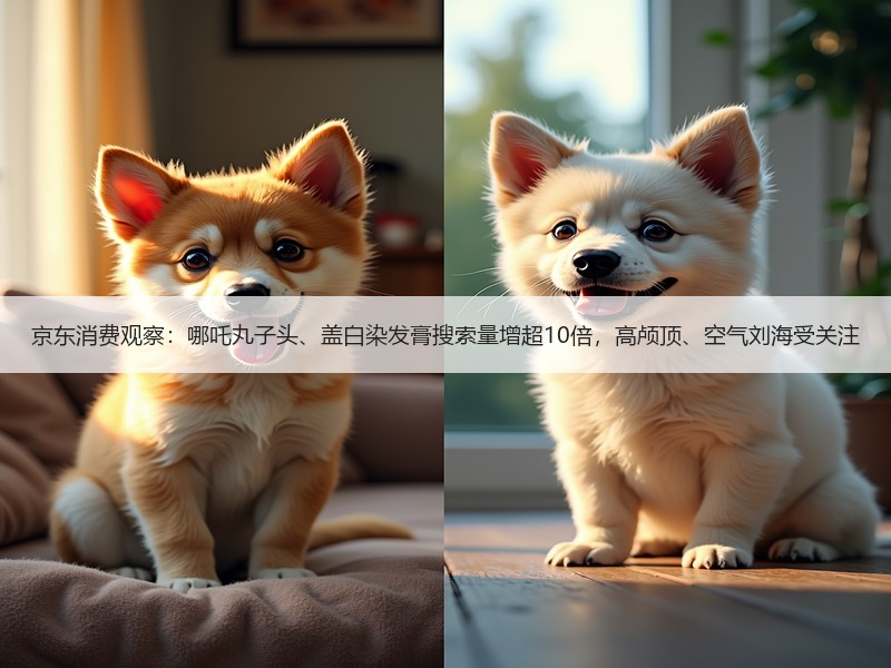 京东消费观察：哪吒丸子头、盖白染发膏搜索量增超10倍，高颅顶、空气刘海受关注