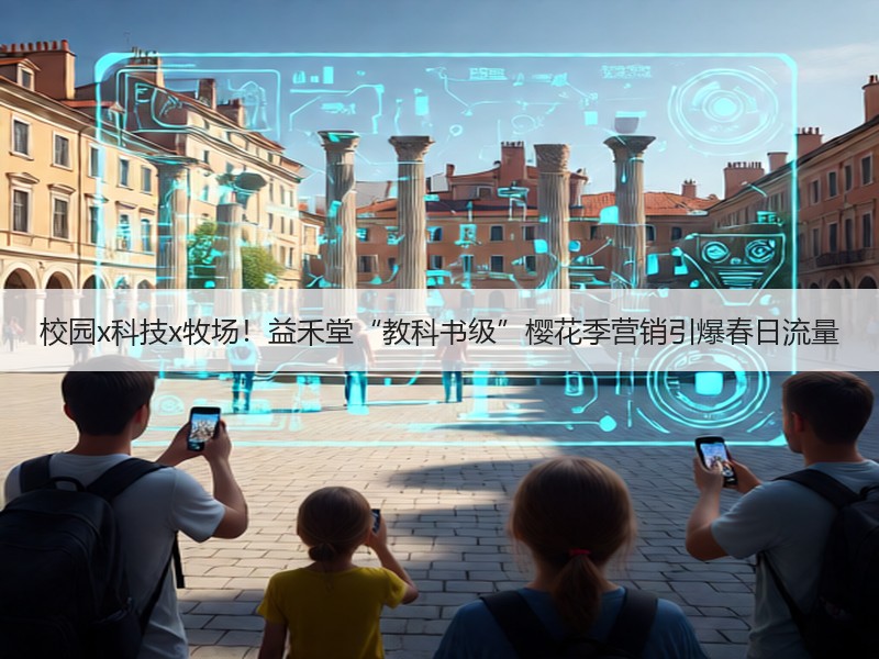 校园x科技x牧场！益禾堂“教科书级”樱花季营销引爆春日流量