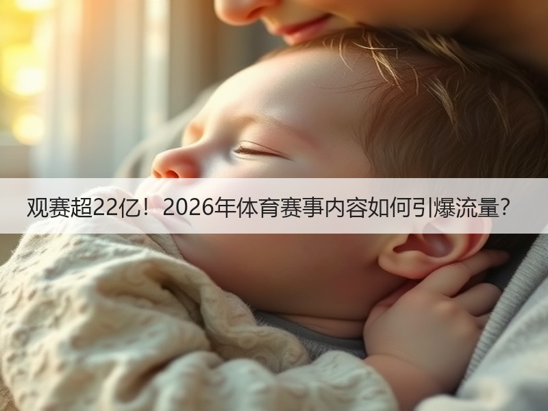 观赛超22亿！2026年体育赛事内容如何引爆流量？
