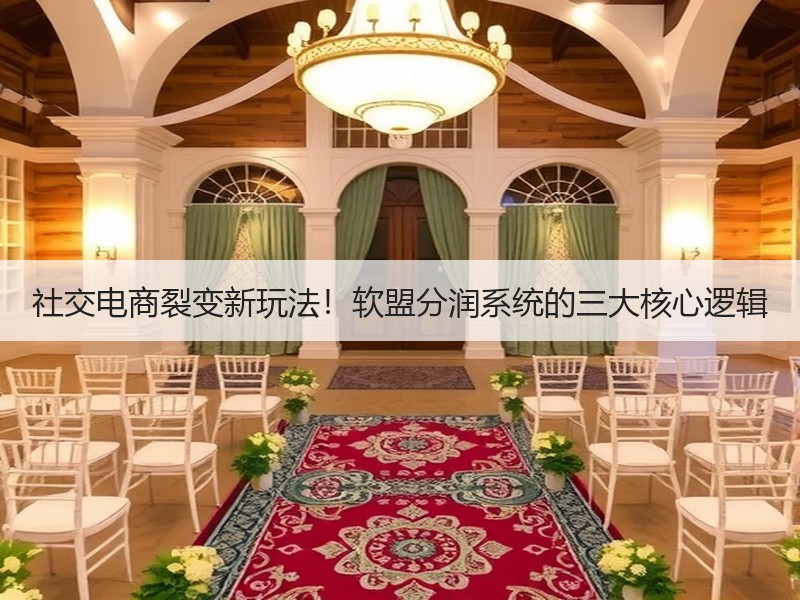 社交电商裂变新玩法！软盟分润系统的三大核心逻辑