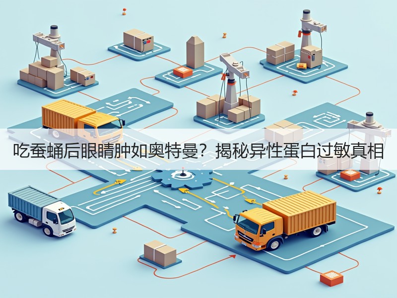 吃蚕蛹后眼睛肿如奥特曼？揭秘异性蛋白过敏真相