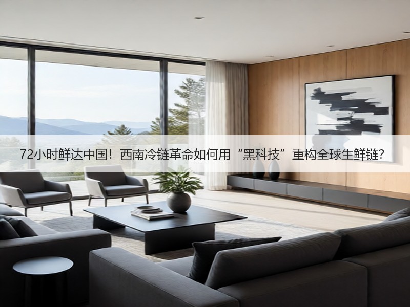 72小时鲜达中国！西南冷链革命如何用“黑科技”重构全球生鲜链？
