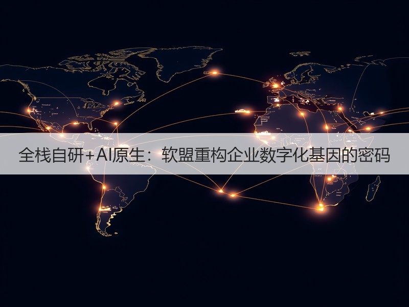 全栈自研+AI原生：软盟重构企业数字化基因的密码