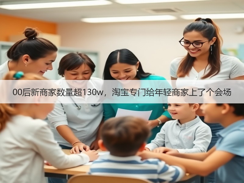 00后新商家数量超130w，淘宝专门给年轻商家上了个会场