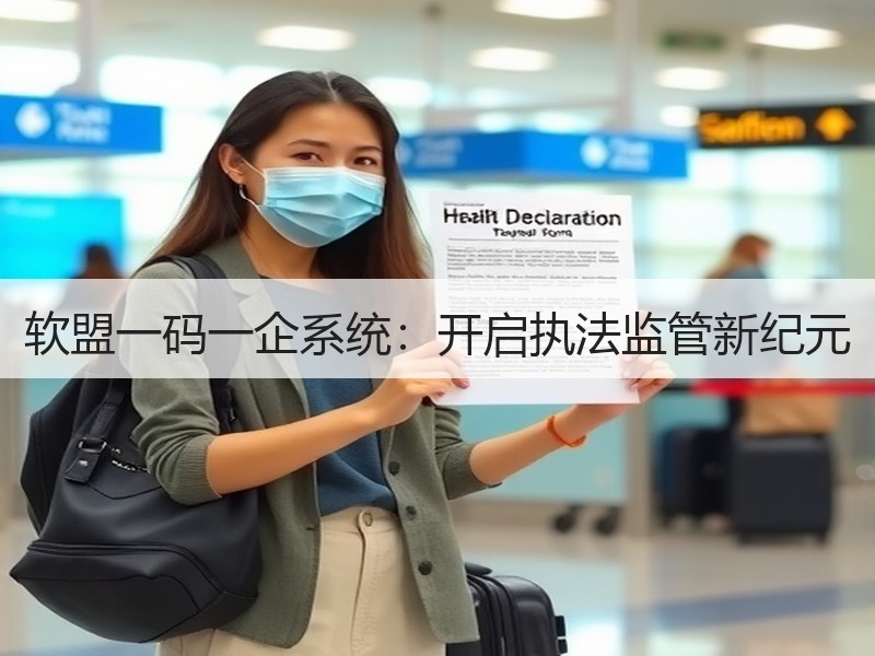 软盟一码一企系统：开启执法监管新纪元