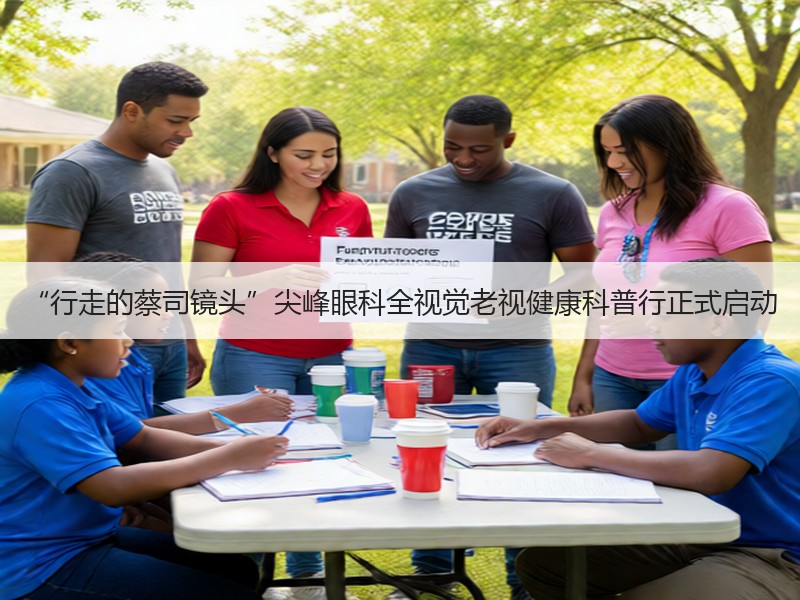 “行走的蔡司镜头”尖峰眼科全视觉老视健康科普行正式启动