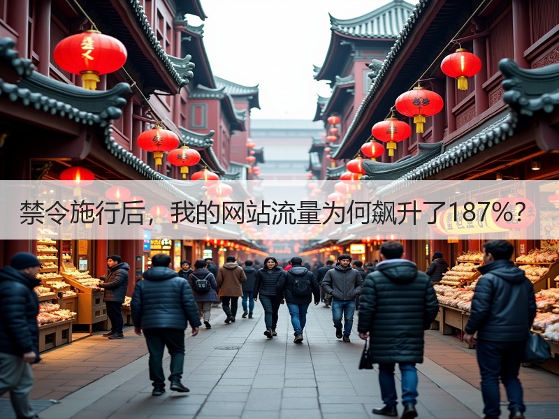 禁令施行后，我的网站流量为何飙升了187%？