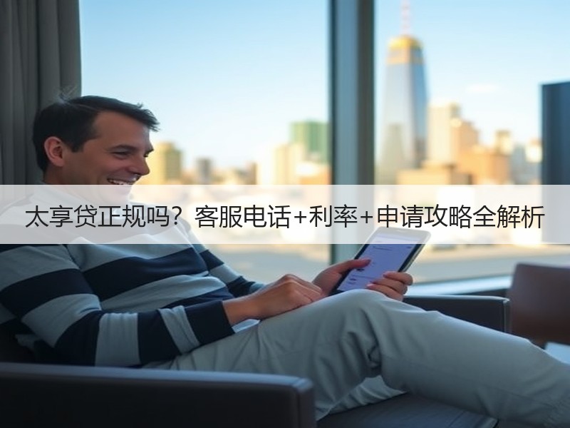太享贷正规吗？客服电话+利率+申请攻略全解析