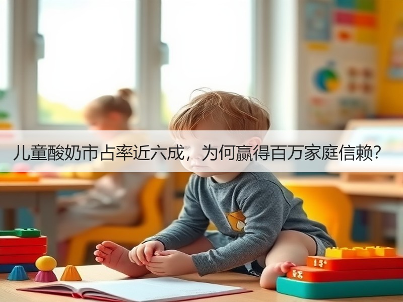 儿童酸奶市占率近六成，为何赢得百万家庭信赖？