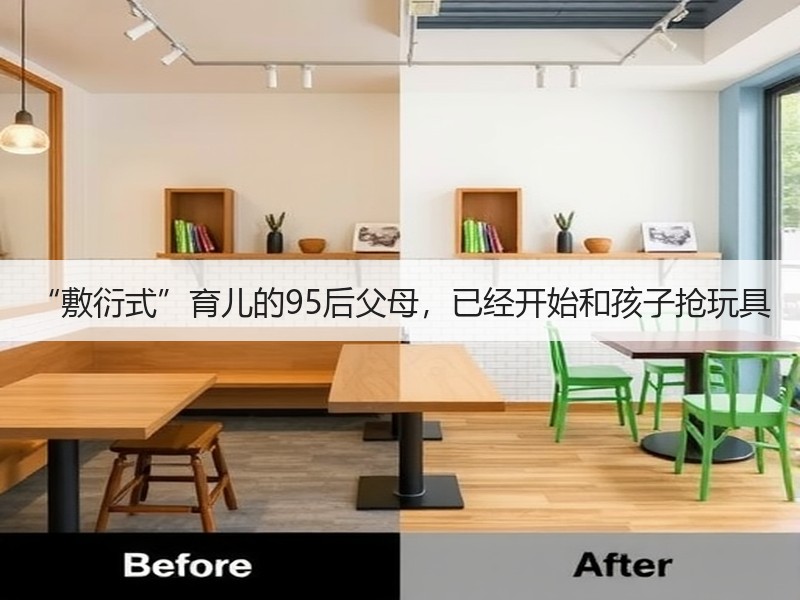 “敷衍式”育儿的95后父母，已经开始和孩子抢玩具