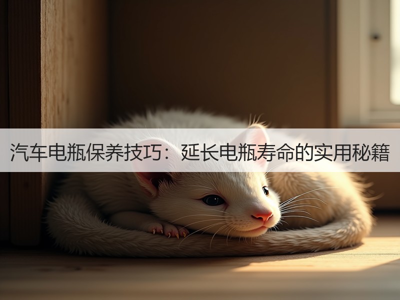 汽车电瓶保养技巧：延长电瓶寿命的实用秘籍