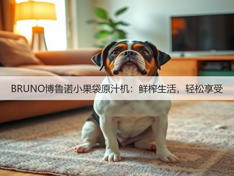 BRUNO博鲁诺小果袋原汁机：鲜榨生活，轻松享受