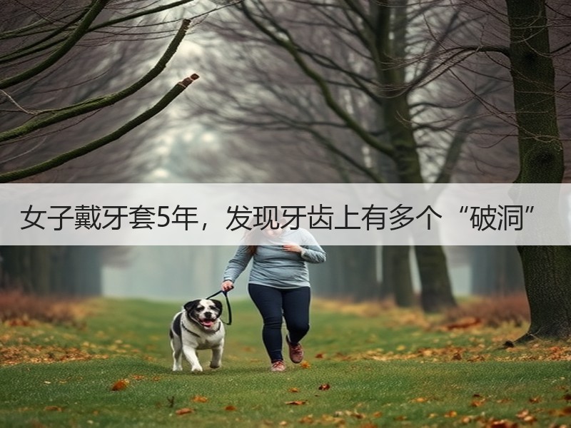 女子戴牙套5年，发现牙齿上有多个“破洞”