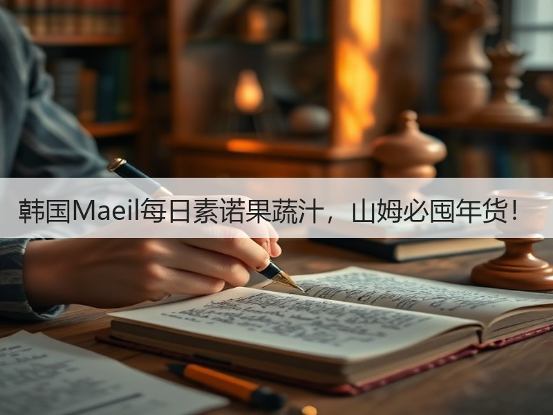 韩国Maeil每日素诺果蔬汁，山姆必囤年货！