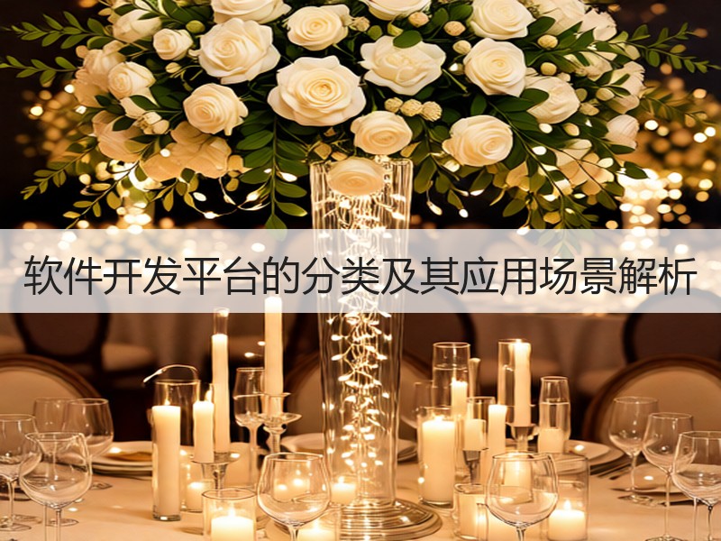 软件开发平台的分类及其应用场景解析