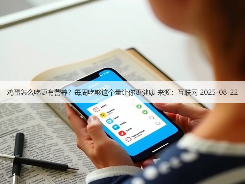 鸡蛋怎么吃更有营养？每周吃够这个量让你更健康 来源：互联网 2025-08-22