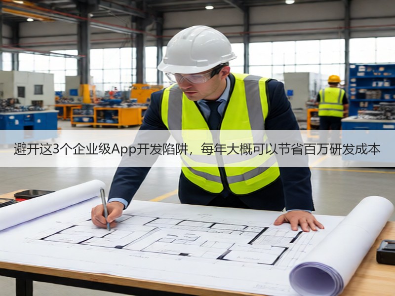 避开这3个企业级App开发陷阱，每年大概可以节省百万研发成本