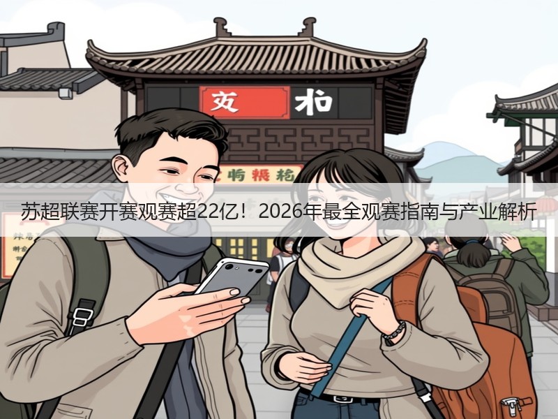 苏超联赛开赛观赛超22亿！2026年最全观赛指南与产业解析