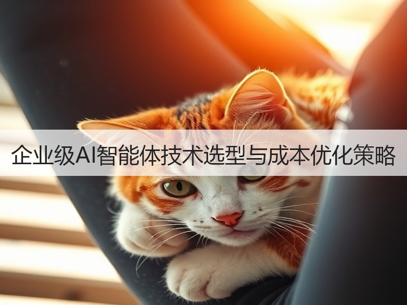 企业级AI智能体技术选型与成本优化策略
